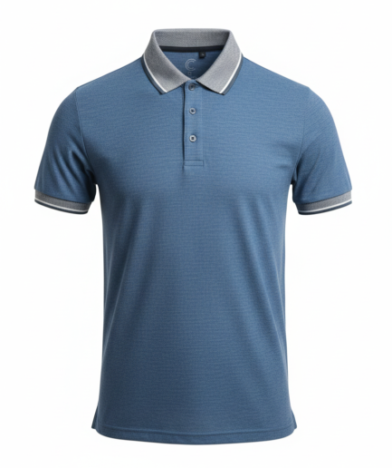 Steel Blue Classic Polo