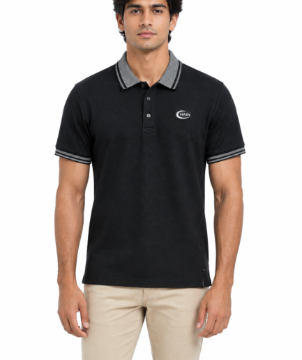 Charcoal Black Classic Polo