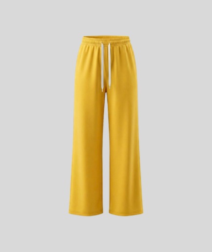 Yellow Wide-Leg PJ