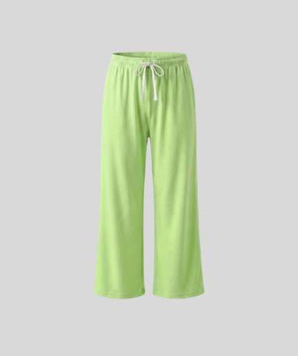 Green Wide-Leg PJ