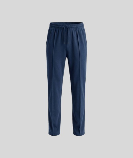 Blue Pintex Trouser