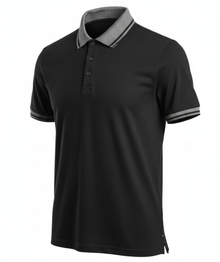 Charcoal Black Classic Polo